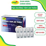 PQA Dưỡng Tâm An Thần là dược phẩm hỗ trợ dưỡng tâm, an thần, giúp tạo giấc ngủ ngon, ngủ sâu giấc c