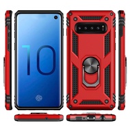 Military Bracket Hard Armor Phone Cover Samsung Galaxy S10 S10 Plus Shockproof Phone Case Samsung Galaxy S 10 S10 Lite