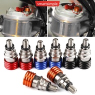 SMARTSIMPLE Universal 2Pcs Motorcycle Fork Air Bleeder Valves M4x0.7 For KTM SX SXF EXC EXCF XC XCF 