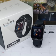 Digitec Runner Smartwatch Karet- Multifungsi- Original