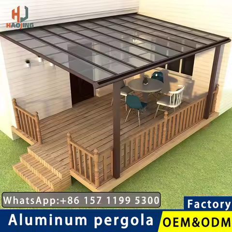 Luxury customized Aluminum gazebo 6x3 outdoor awning garden metal pavilion Terrace Courtyard Waterpr