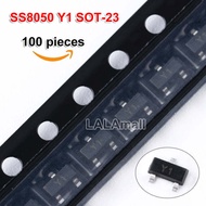 100pcs SS8050 Y1 SOT-23 MMBT8050 SOT23 MMBT8050LT1G NPN 25V/1.5A SMD Transistor Marking Code Y1 new 