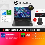 HP OMEN i9-14900HX | RTX5070 | 32GB/1TB | 16" WQXGA IPS 240HZ | Win 11| 16-am0053TX 16-am0058TX | โ