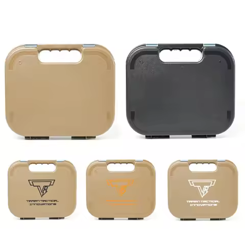 Tactical G17 G18 G19 ABS Gun Pistol Case Waterproof Multifunctional Durable Box Storage Box Hunting 