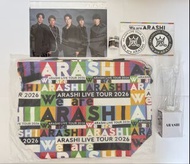 [現貨] 嵐 ARASHI LIVE TOUR 2026 週邊 杯墊 袋 手燈  folder