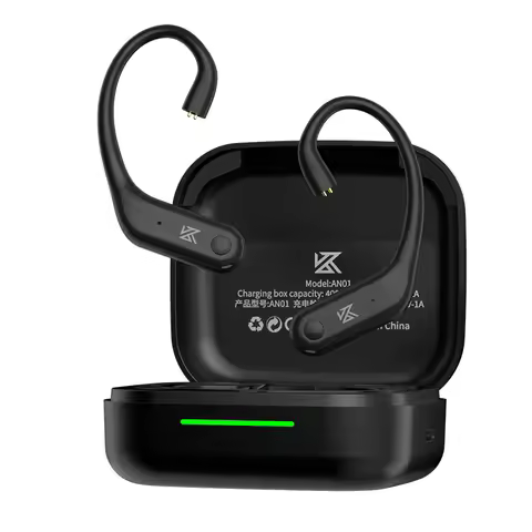 KZ AE01 Wireless Ear Hook Bluetooth-compatible 5.4 Earphones Cable With Charging Case C PIN Connecto