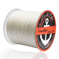Jioudao 8 Strands 300M Braided Fishing Line PE Wire 10LB-220LB Multifilament Fishing Line White PE L