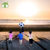 [Gong] 1pc 3D Large Football Balloon, And Blue Football, Suitable For Football Theme, Sports Party B