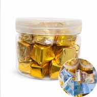 Pyramid chocolate contains 30 pieces with prizes of money if lucky