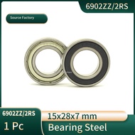 Bearing 6902 zz 6902 2rs, 15x28x7 mm, 6902zz, 69022rs, 69022z, High Quality Bearing Steel, Double Se