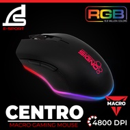 เม้าส์เกมมิ่ง Signo GM-907 CENTRO Macro Gaming Mouse เมาส์ใช้สาย ตั้งมาโคร มีโหมดไฟ