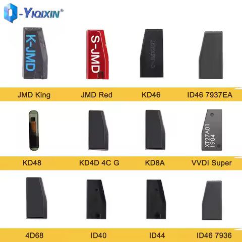 Remote Blank Transponder Car Key Chip KD48 KD46 KD8A KD4D 4C ID46 PCF7936 ID40 ID44 4D68 Xhorse VVDI