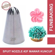 FunBaking - SPUIT 2F Dekorasi Kue Ulang Tahun NOZZLE BINTANG KUNCUP
