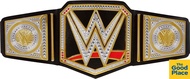 MATTEL WWE World Heavyweight Championship Title Belt with Metallic Sideplates & Adjustable Strap