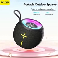 Awei KA19 Portable Outdoor Bluetooth Speaker 360° Stereo Sound Box 12W Horn Bluetooth Speaker 1800mA