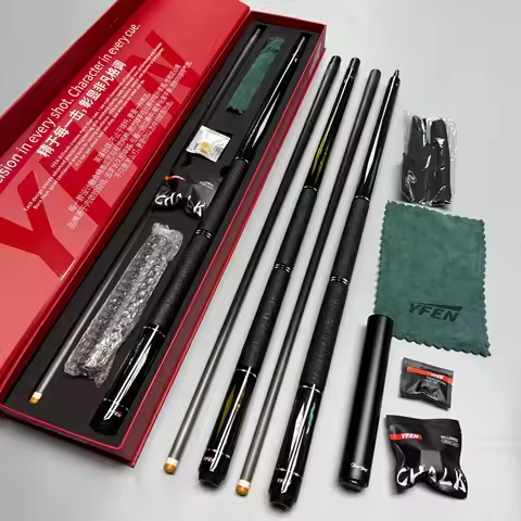 New Yfen Jianying Carbon Fiber Billiard Cue Stick Taco De Billar Yfen Inlay Carbon 11.8mm/12.5mm Poo