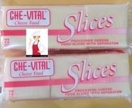 100% Cheese 72 slices 1kg (Che-Vital) National Distributor / Fast Delivery