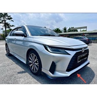 ABS TOYOTA VIOS 2023.2025 . FRONT SKIRT (ABS POLYURETHANE SKIRT LIP BODYKIT ABS NO PAINT