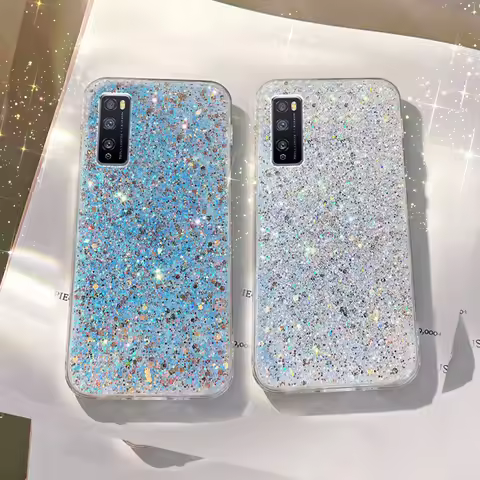 For vivo Y20 Y11 Y11S Y12S Y21 Y21S Y33S Y50 Y51 Y76 Y76S Y77 V20 V21 V21E V23E V23 Case Shiny Glitt