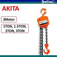 AKITA VIT-II Heavy Duty Chain Block 3Meter X 0.5Ton/1Ton/1.5Ton/2Ton/3Ton