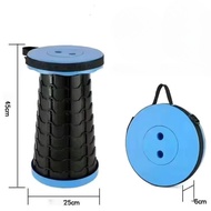 Portable Rainbow Folding Expandable Stool Lightweight Plastic Folding Chair Home Space Saving Furnit