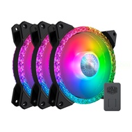 Mitre 3C Digital-Cool Code MF120 Prismatic Crystal Fan 3in1 PWM With Controller/MFY-B2DN-203PA-R1