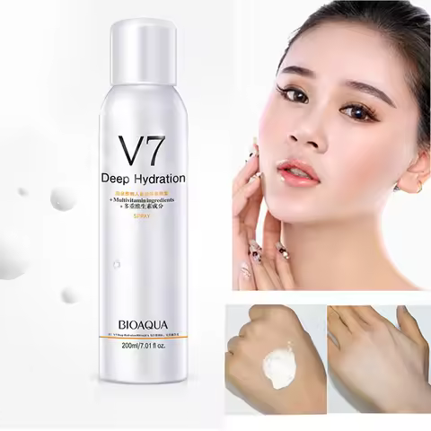 Lazy people's plain face isolation spray natural whitening refreshing non greasy moisturizing concea