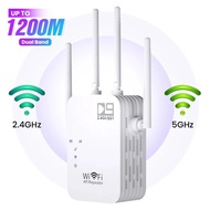 vhy0y 5Ghz Wireless WiFi Repeater 1200Mbps Router Wifi Booster 2.4G Wifi Long Range Extender 5G Wi Fi Signal Amplifier Repeater Wifi Range extender