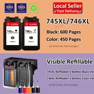 Compatible for Canon 745XL 746XL Ink Cartridge Canon 745 Refill Canon 745 746 Ink for MG3070s MG2570