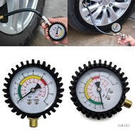 Kiki Auto Car Tyre Tire Pressure Gauge For Car Motorcycle Truck Bike Dial Meter