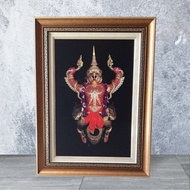 2-Layer Garuda Canvas Photo Frame 12x16 Inches No Mirror