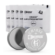 EEMB CR1632 Battery 5 PACK CR1632 3V Lithium Battery Button Coin Cell Batteries 1632 Battery ECR1632
