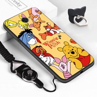 เคสมือถือเคสโทรศัพท์เคส Huawei Y7 2017 (ไม่มีลายนิ้วมือ Scan) หมีพูห์น่ารักหมี Edward Pooh Mr Sanders Winnie Ther Pooh พิกเล็ตทิกเกอร์ Eeyore นกฮูกกระต่าย