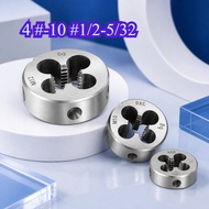 Imperial Round Die UNC UNF Threading Die Cutter 4#-10# 1/2-5/32【WY1】