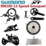 『brand new』SHIMANO DEORE XT M8100 Groupset 32T 34T 170mm 175mm Crankset Mountain Bike Groupset 1x12-