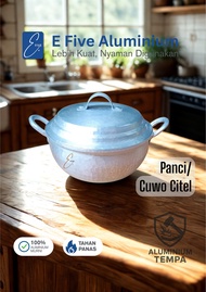 Panci (Cuwo Citel) Ukuran Sedang - Aluminium Tempa Tebal Kokoh Tidak Berkarat Aman dan Nyaman Diguna
