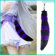 HO Foxes Tail Keychain Furry Animal Tail Bag Keychain Handbag Hook Pendant Charm