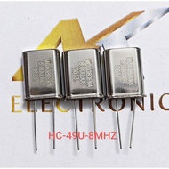 (Combo of 5) High quality HC-49U 8,000MHZ 8MHZ 49U 8M quartz (combo)