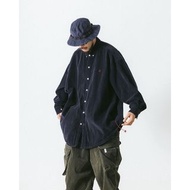 ANGLAN🇰🇷 細節滿分 燈心絨 寬鬆 襯衫A-Logo Corduroy Big Shirt-3C