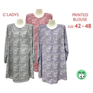 .G'LADYS Printed Floral Blouse (size 42-48) 907501
