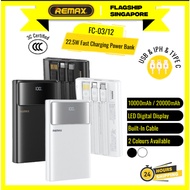 [CCC Certified] FC-03/FC-12 10000mAh/20000mAh 20W+22.5W Dual Fast Charging Cables Power Bank