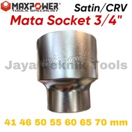 MATA Maxpower 3/4 inch Socket Bit Socket Wrench 41 46 50 55 60 65 70 mm