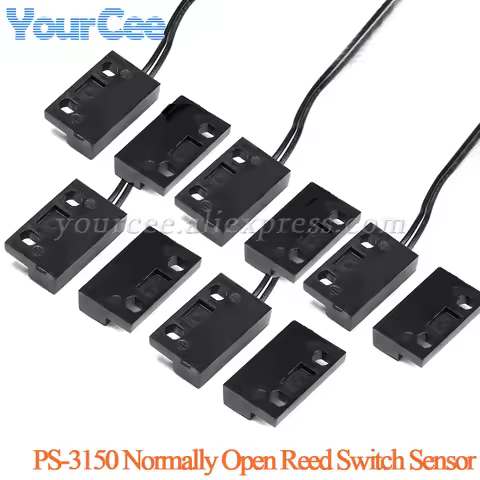 5pcs/1pc PS-3150 Reed Switch Sensor PS3150 Normally Open NO Proximity Magnetic Door Window Contact 3