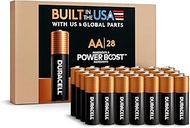 Duracell Coppertop AA Batteries 28 Count Pack Double A Battery with Power Boost Ingredients, Long-La