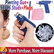 Ear Piercing Gun Set with 98PCS Ears Studs Tools Nose Lips Piercing Set Safety Painless Hole Piercin