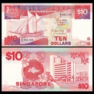 Singapore 1988 10 Dollars UNC (P-20)