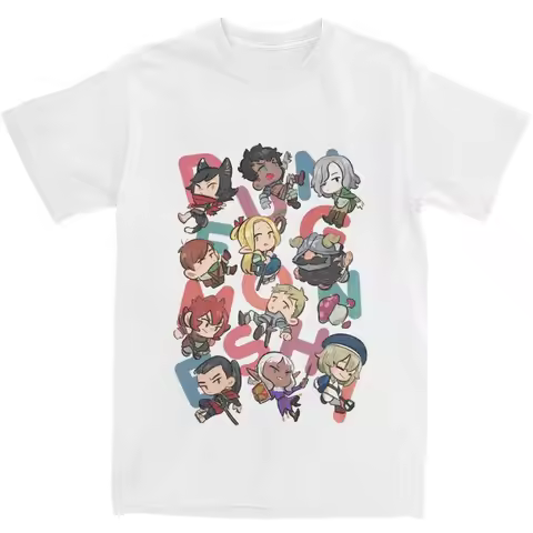 Dungeon Meshi T Shirt Summer Delicious In Dungeon Manga Y2K T-Shirts 100% Cotton Tee Shirt For Coupl