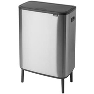 Brabantia Bo Touch Bin Hi 2x30 Litre (Matt Steel FPP)