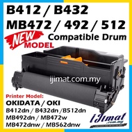Compatible Drum kit to OKI B412dn B432dn B512dn MB492dn MB472w MB472dnw MB562dnw B412 B432 MB461 MB4