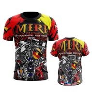 Bike MIRI International Week 2023 Malaysia T shirt Jersey Sublimation Unisex Short Sleeve XS-3XL